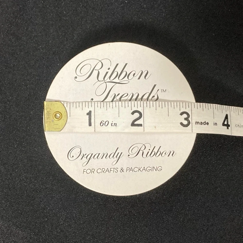 ⭐️ Ribbon Trends Sheer Black Craft Ribbon 7/8” x 288”